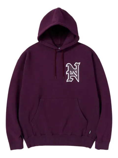Neighborhood logo-print hooded sweatshirt