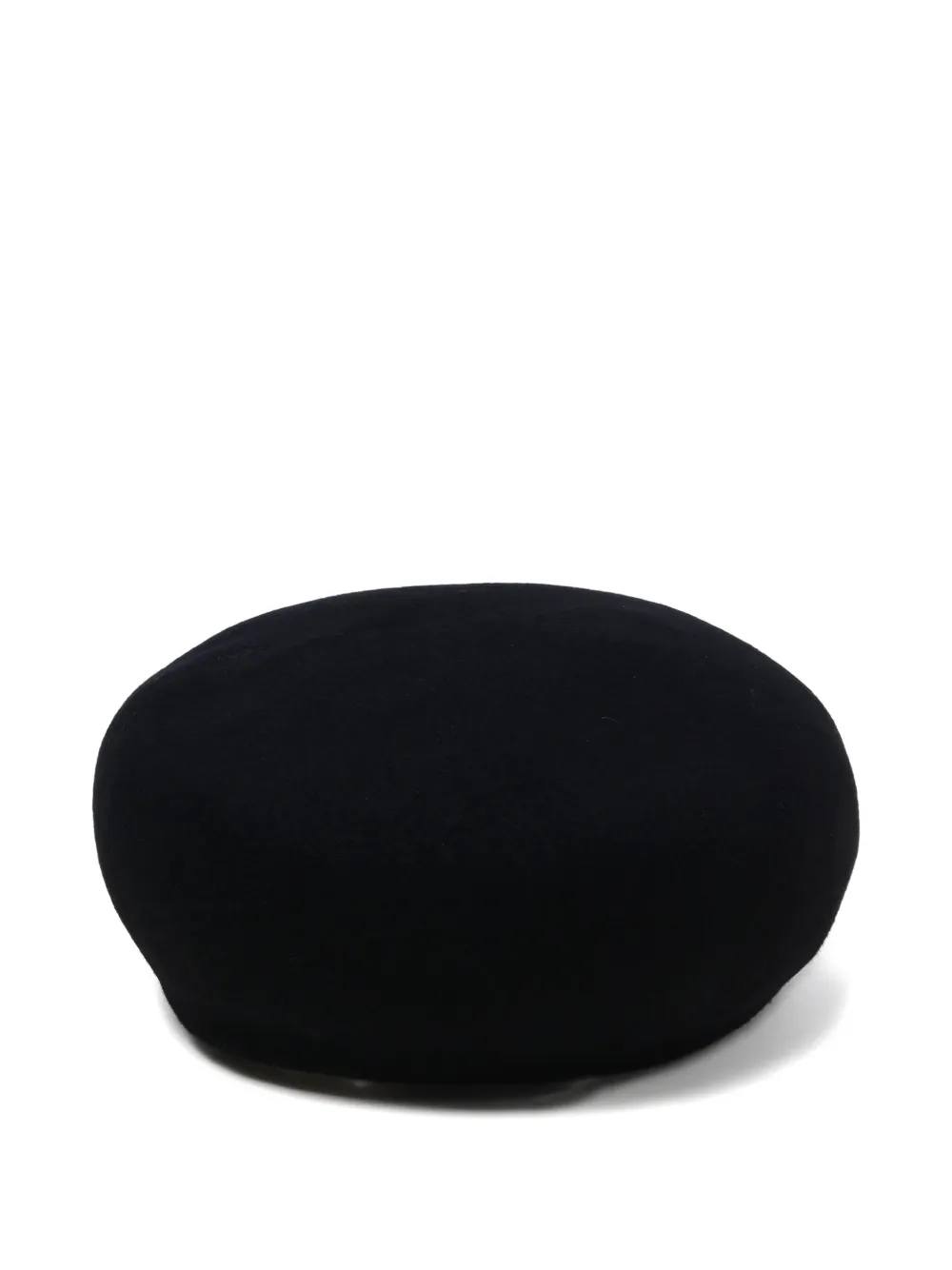 Neighborhood Embroidered Wool Beret In Black