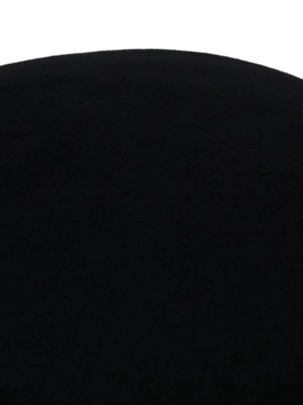 Neighborhood Embroidered Wool Beret In Black
