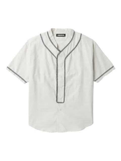Neighborhood camisa manga corta bordada