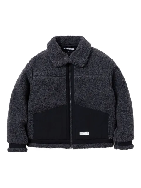 Neighborhood fleece panelled jacket
