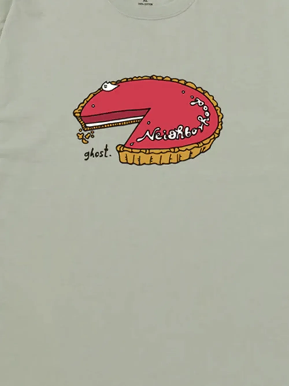 Neighborhood pie-print T-shirt - Groen