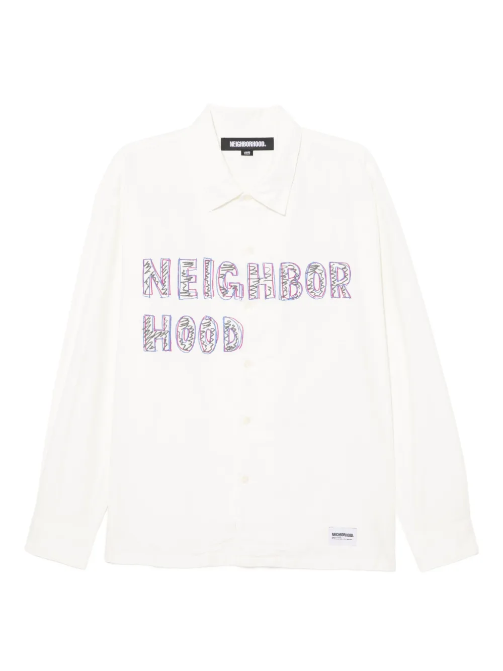 Neighborhood camisa con estampado gráfico | blanco | Image 1