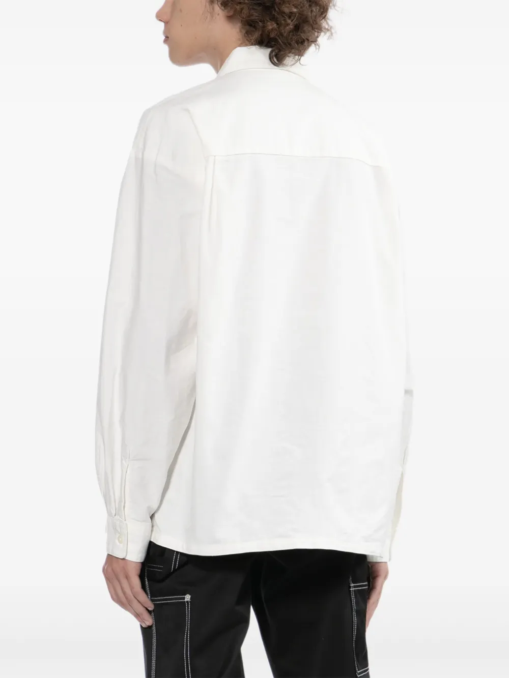 Neighborhood Overhemd met grafische print Wit