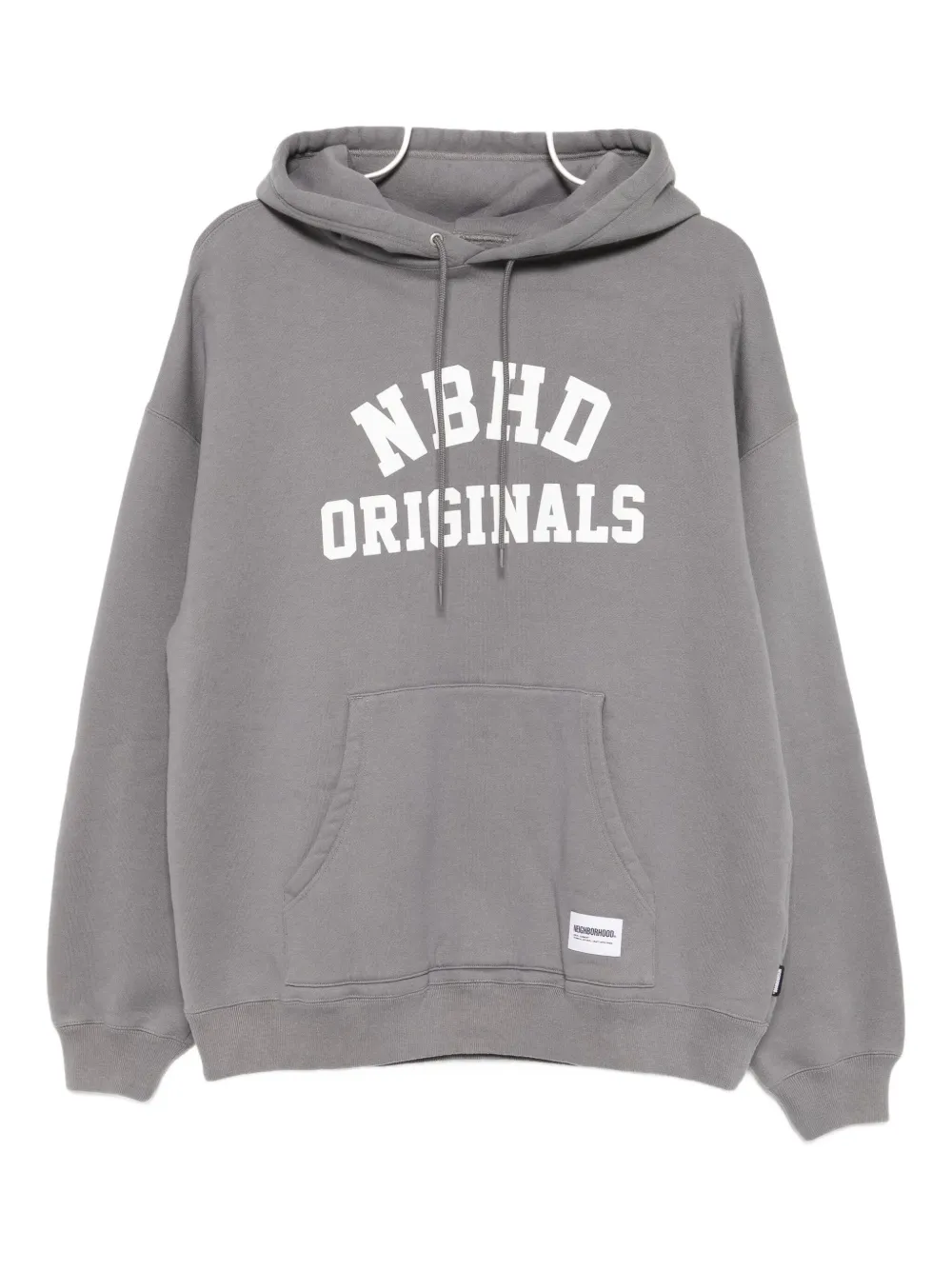 Neighborhood Basic Hoodie In Gray