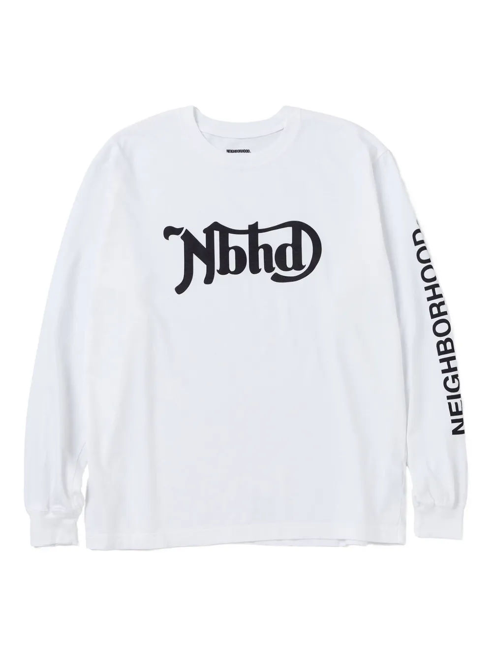 Neighborhood logo-print long-sleeve T-shirt - ホワイト Neighborhood logo-print long-sleeve T-shirt - ホワイト