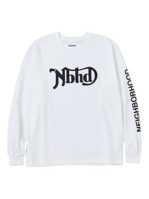 Neighborhood logo-print long-sleeve T-shirt