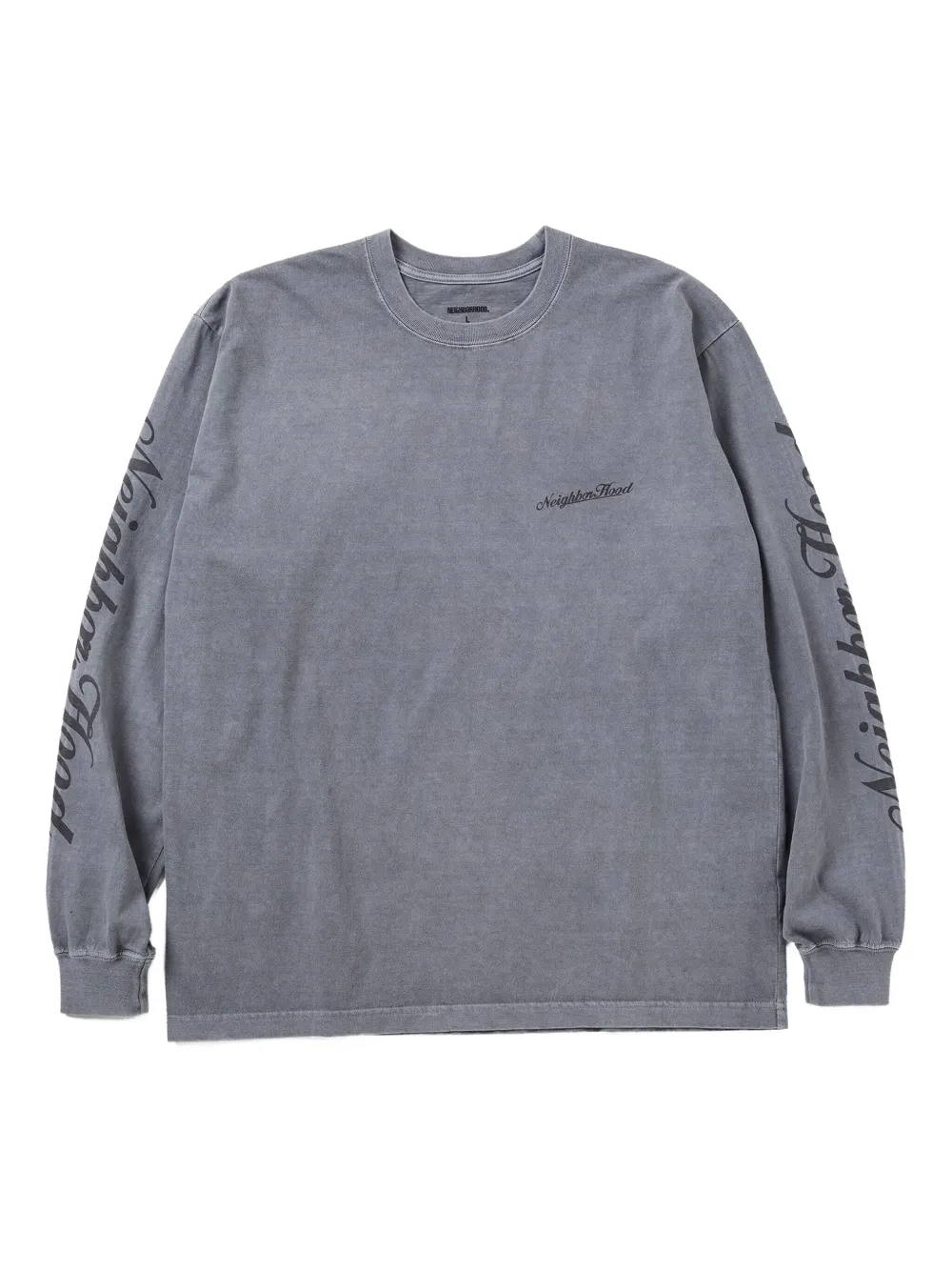 Neighborhood long-sleeve crew-neck T-shirt | Grey | Image 1