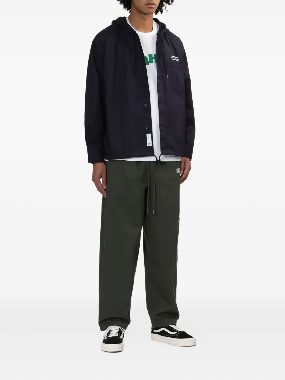 Neighborhood drawstring pocket trousers - Groen