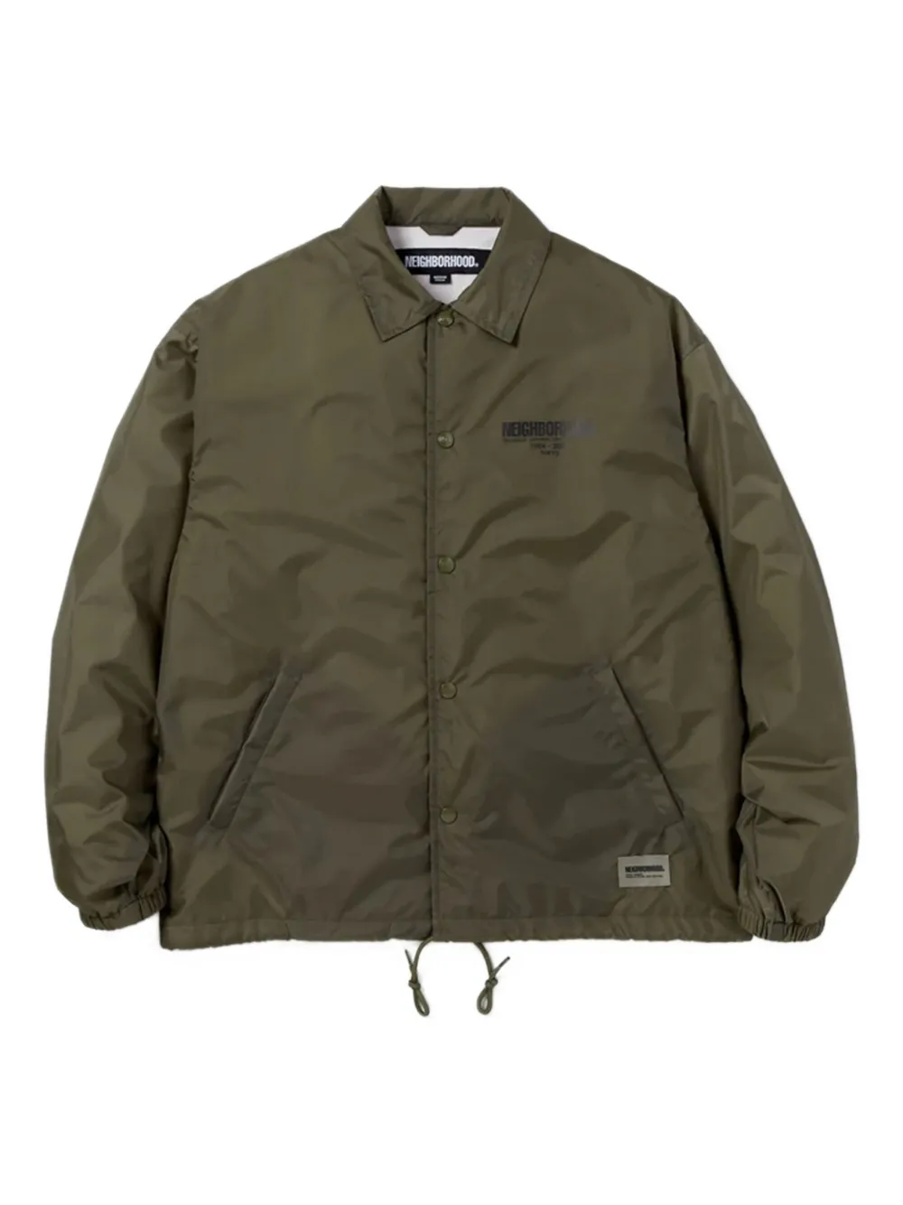 Neighborhood Logo-print Jacket In Green