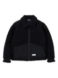 Neighborhood fleece panelled coat - Black