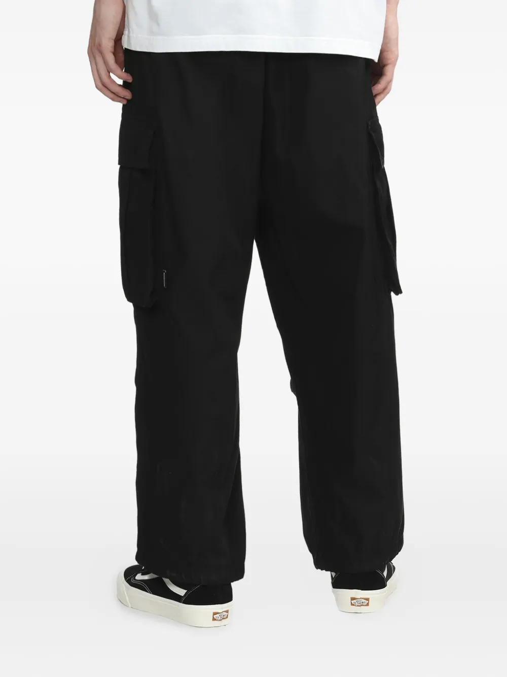 Neighborhood Broek met cargo zak Zwart