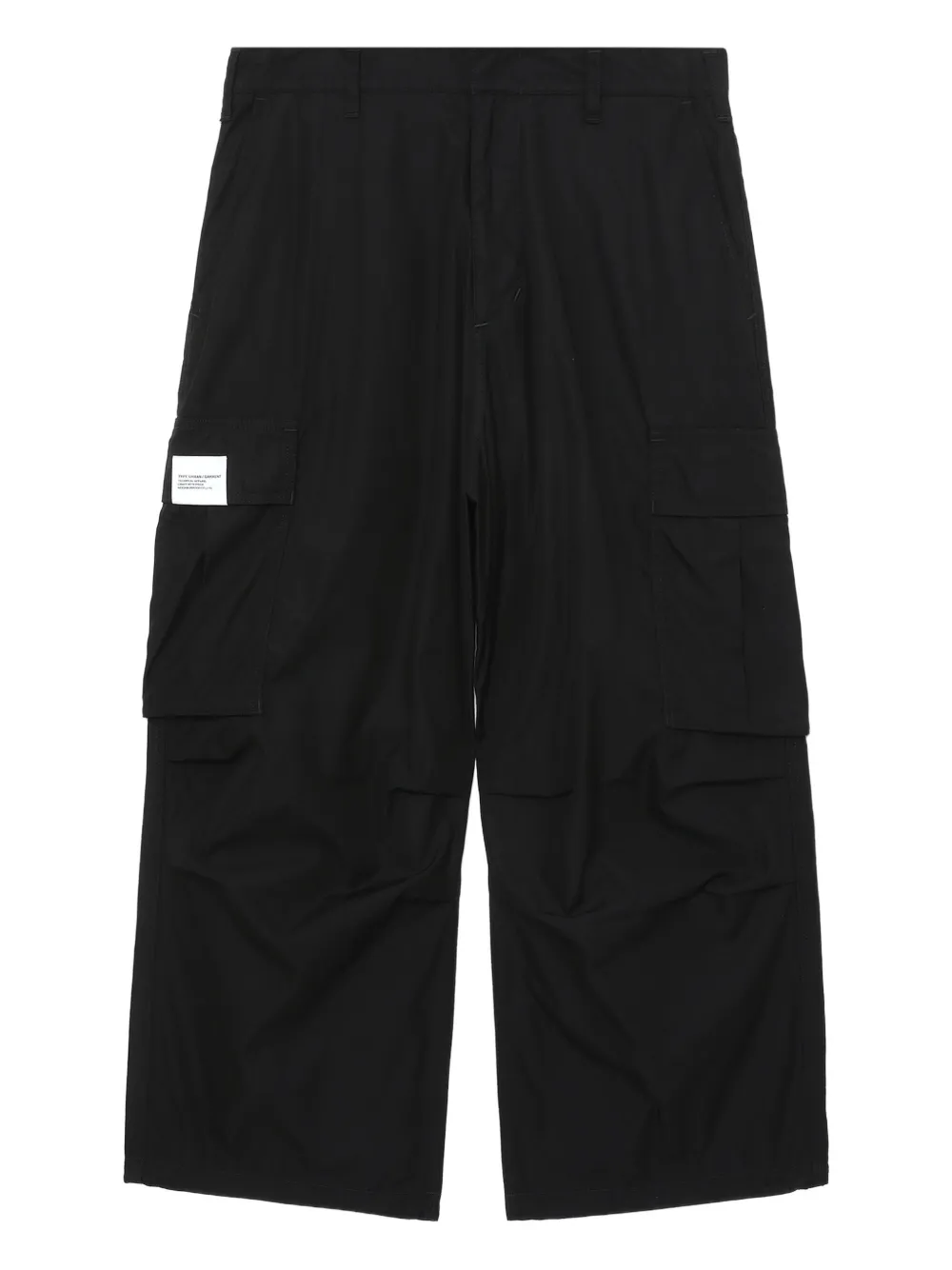 Neighborhood Broek met cargo zak Zwart