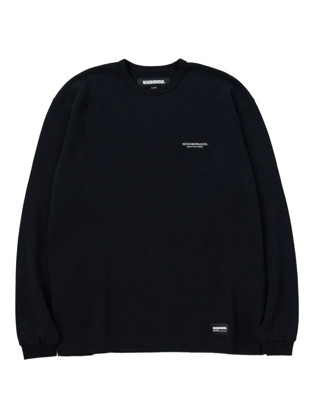 Neighborhood camiseta de manga larga | negro | Image 1