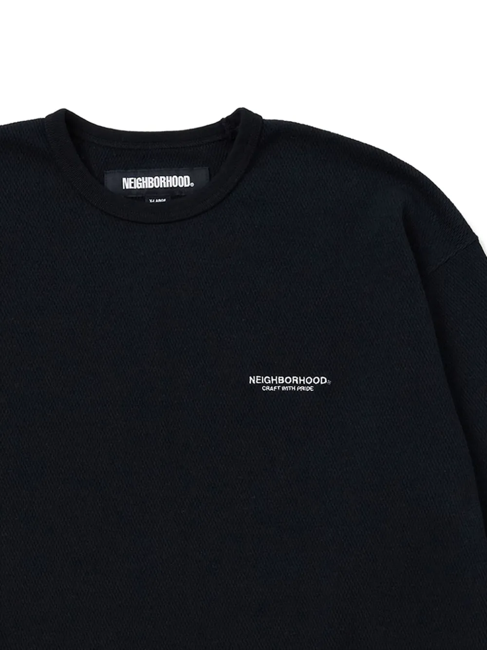 Neighborhood long-sleeves T-shirt - Zwart