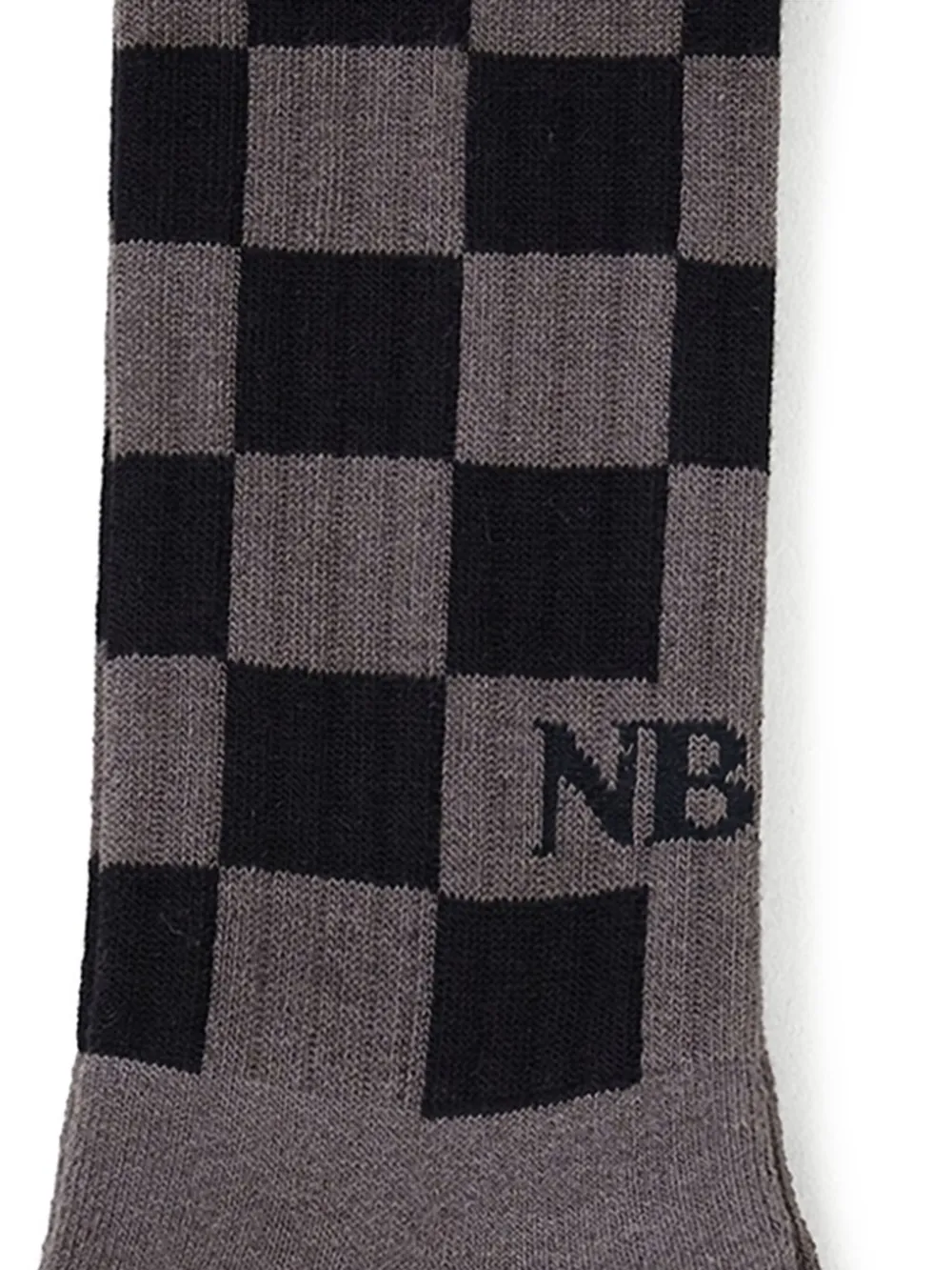 Neighborhood Checkerboard Pattern Socks In Multi