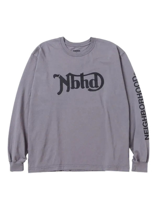 Neighborhood ロゴ ロングTシャツ | グレー | FARFETCH JP