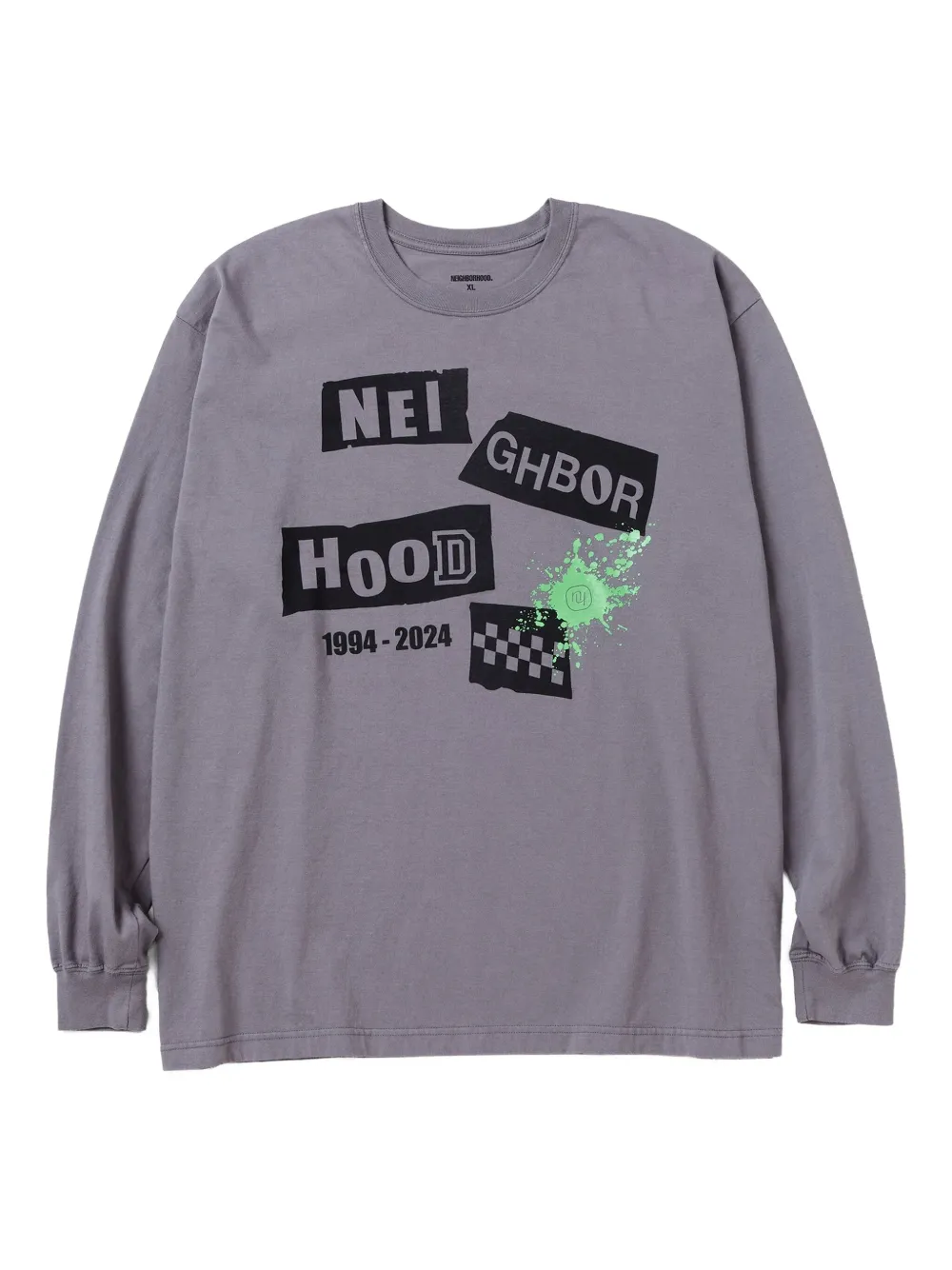 Neighborhood graphic-print long-sleeve T-shirt - グレー Neighborhood graphic-print long-sleeve T-shirt - グレー