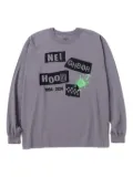 Neighborhood graphic-print long-sleeve T-shirt - Grey