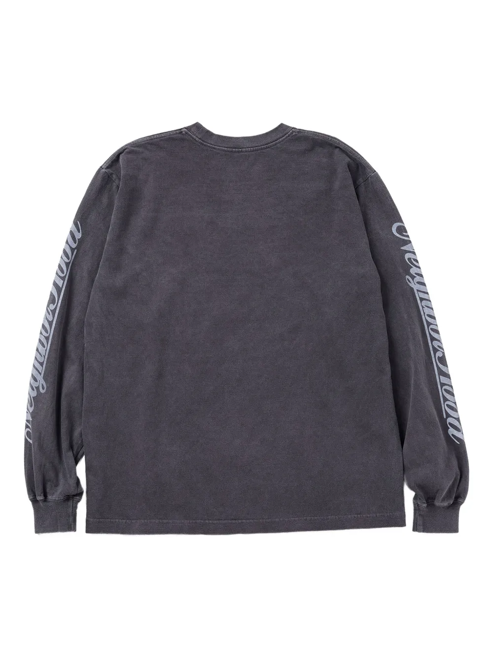 Neighborhood long-sleeve logo T-shirt - Zwart