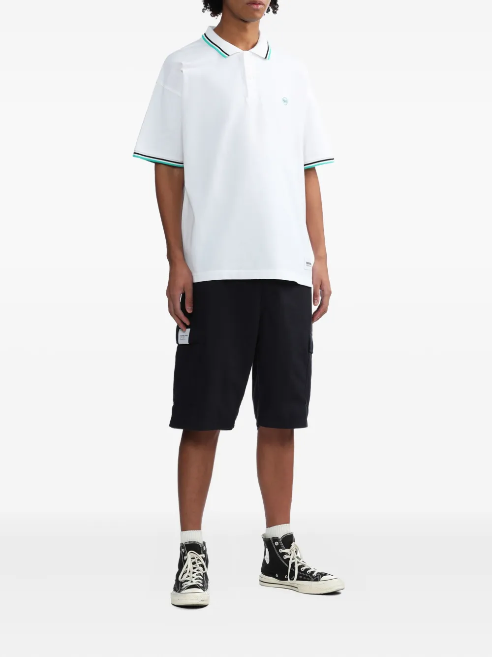 Neighborhood tipped polo shirt - Wit