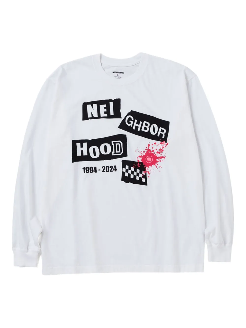 Neighborhood graphic-print long-sleeve T-shirt - ホワイト Neighborhood graphic-print long-sleeve T-shirt - ホワイト
