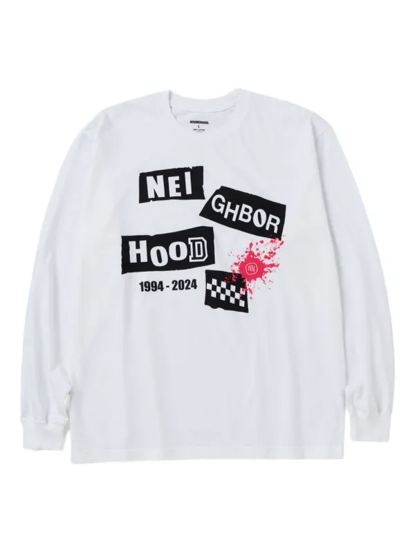 Neighborhood グラフィック ロングTシャツ | ホワイト | FARFETCH JP