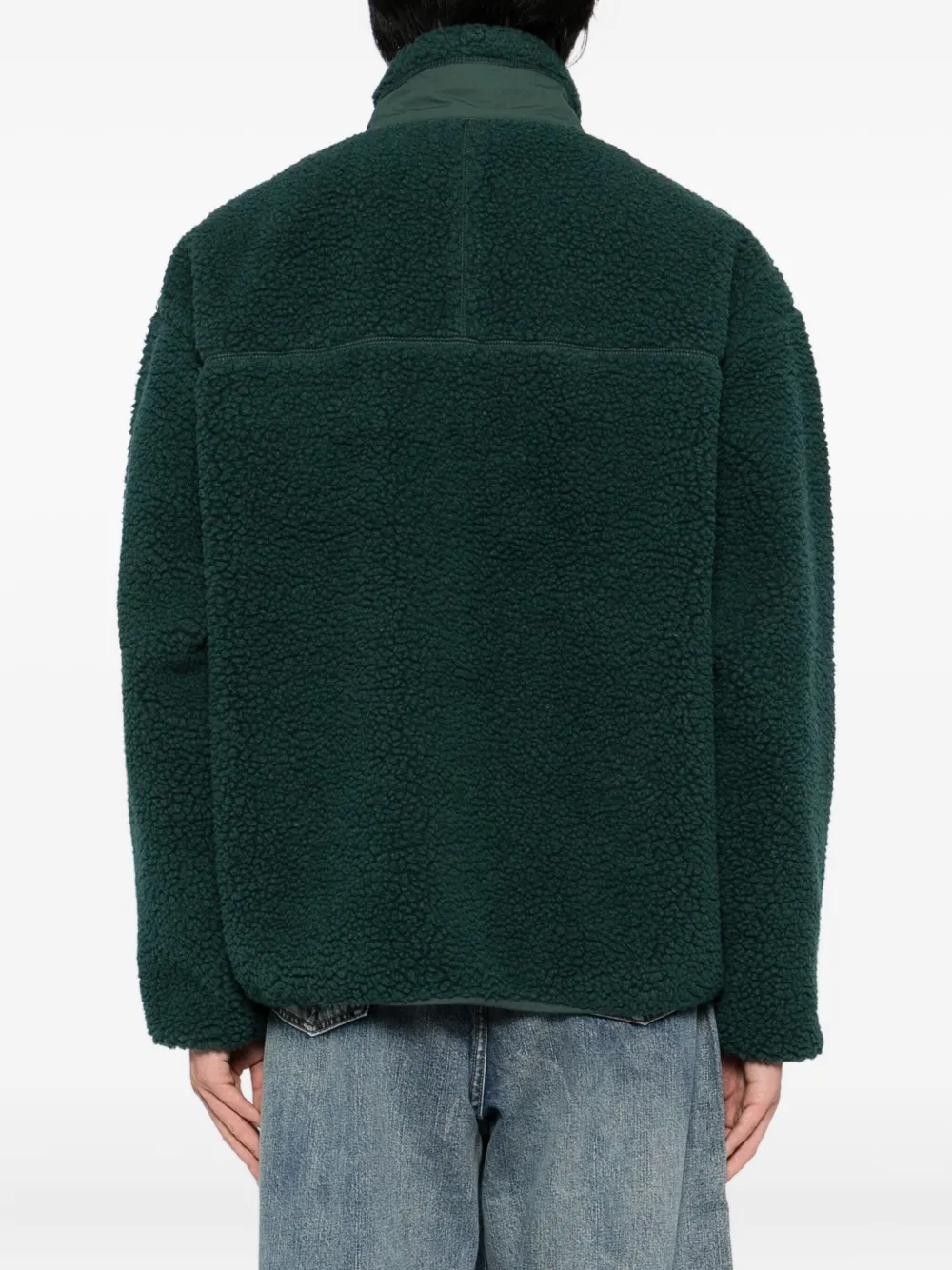 Neighborhood logo-embroidered jacket Groen