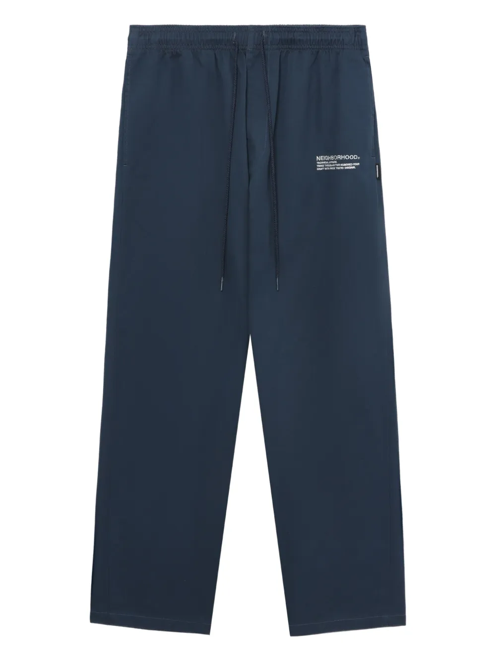 Neighborhood Broek met trekkoord en zijzak Blauw