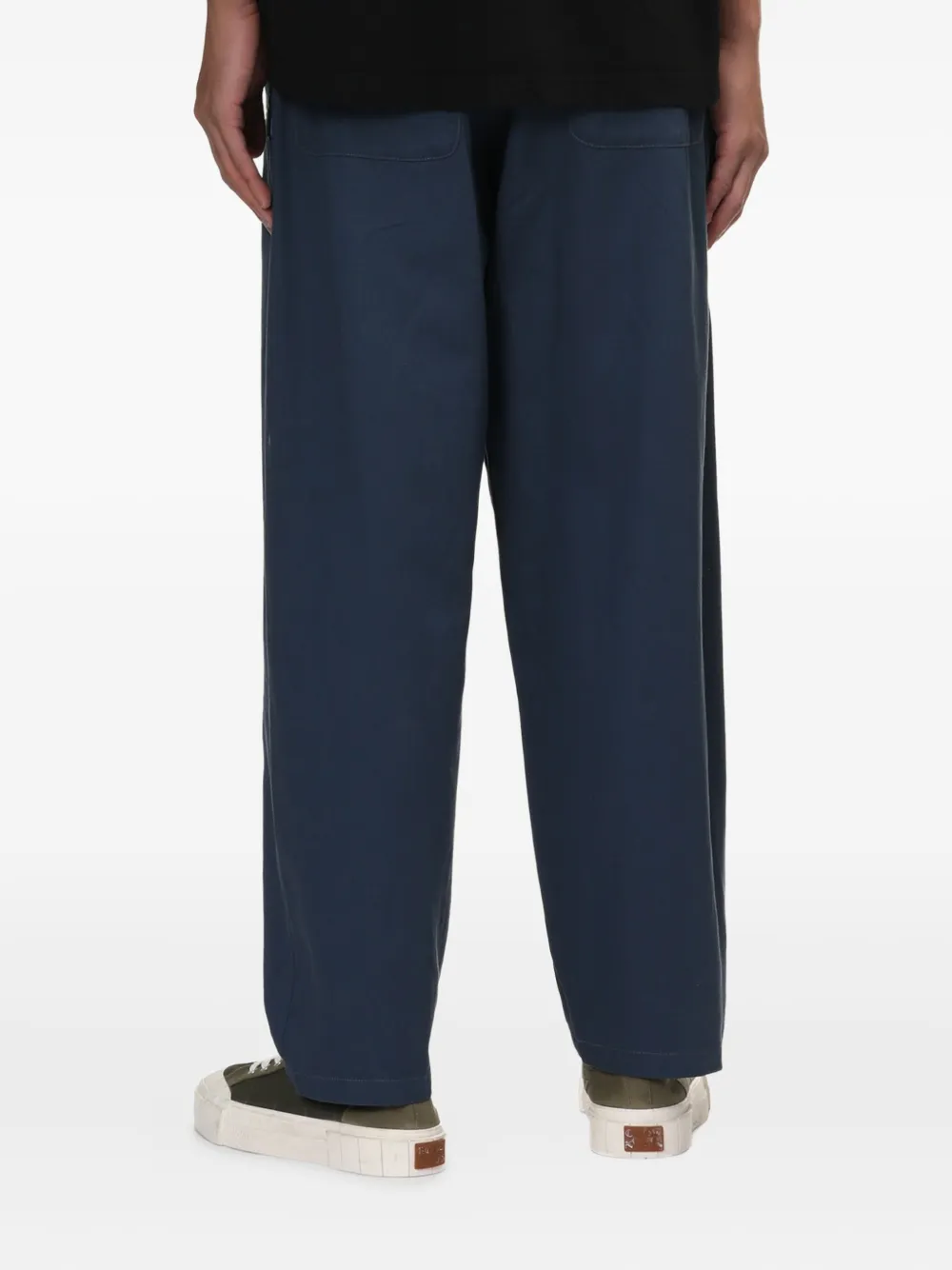 Neighborhood Broek met trekkoord en zijzak Blauw