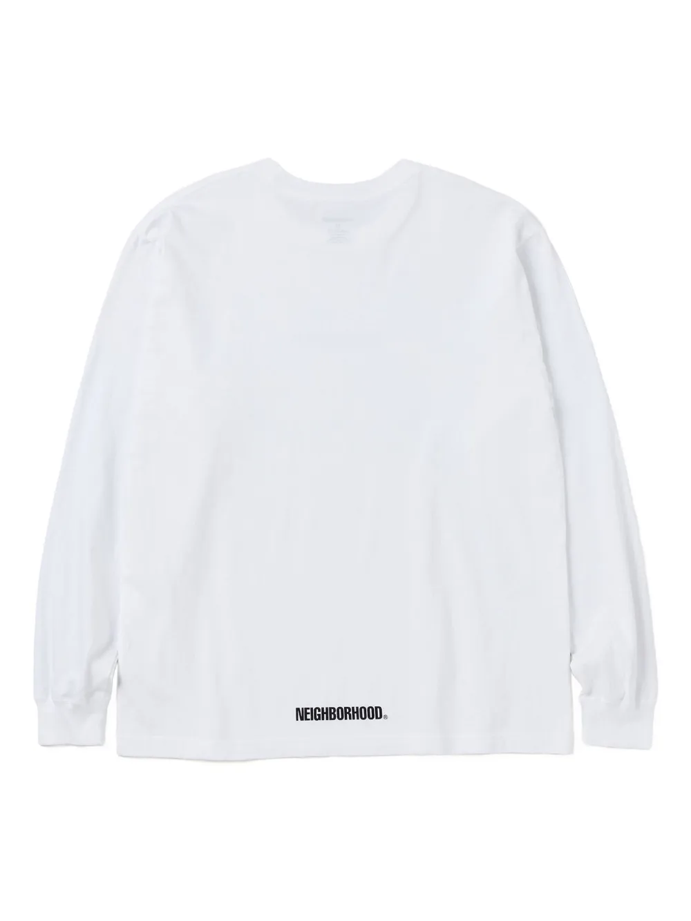 Neighborhood logo long-sleeve t-shirt - Wit