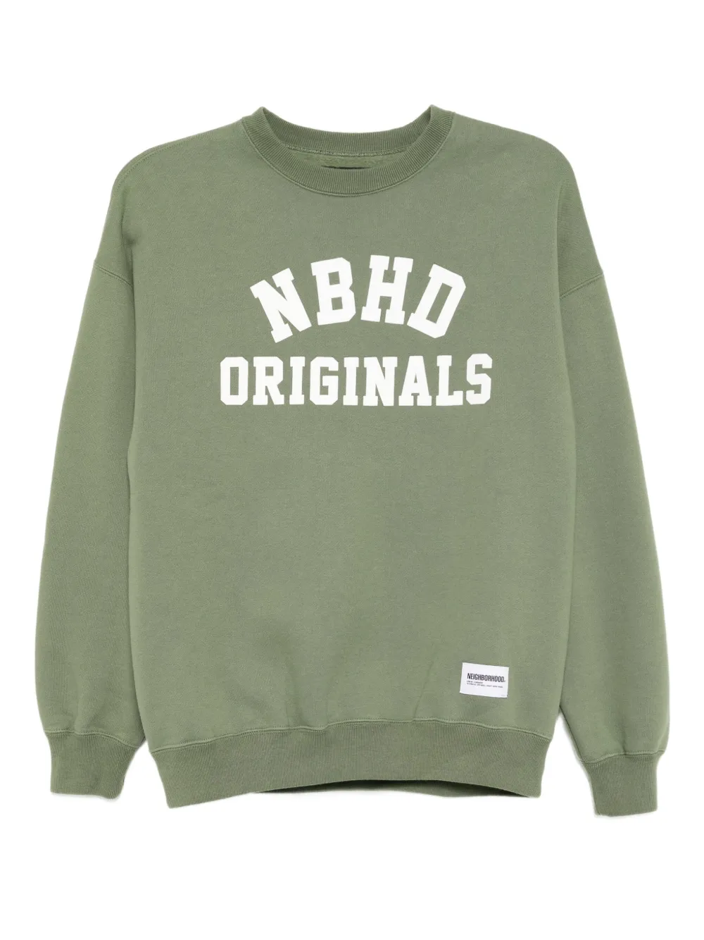 Neighborhood Basic Sweatshirt In Green