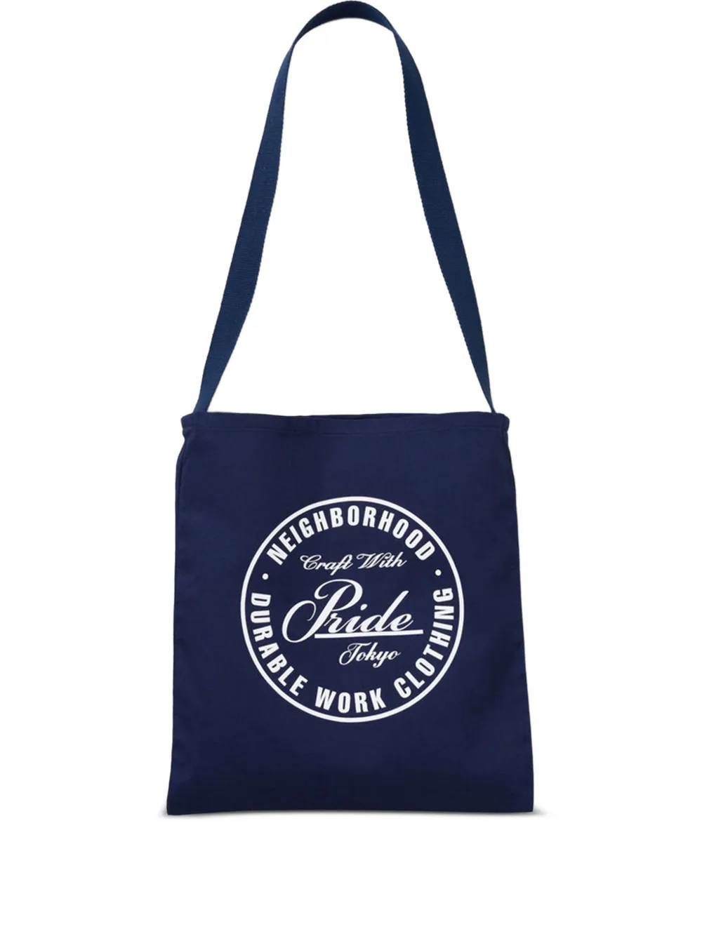 Neighborhood Shopper met logoprint Blauw