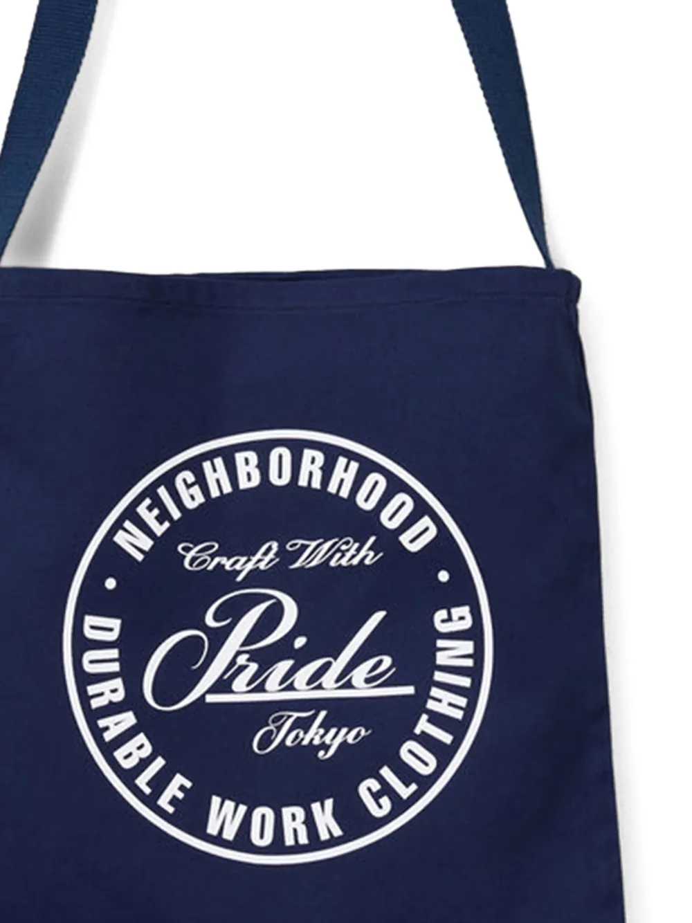 Neighborhood Shopper met logoprint Blauw