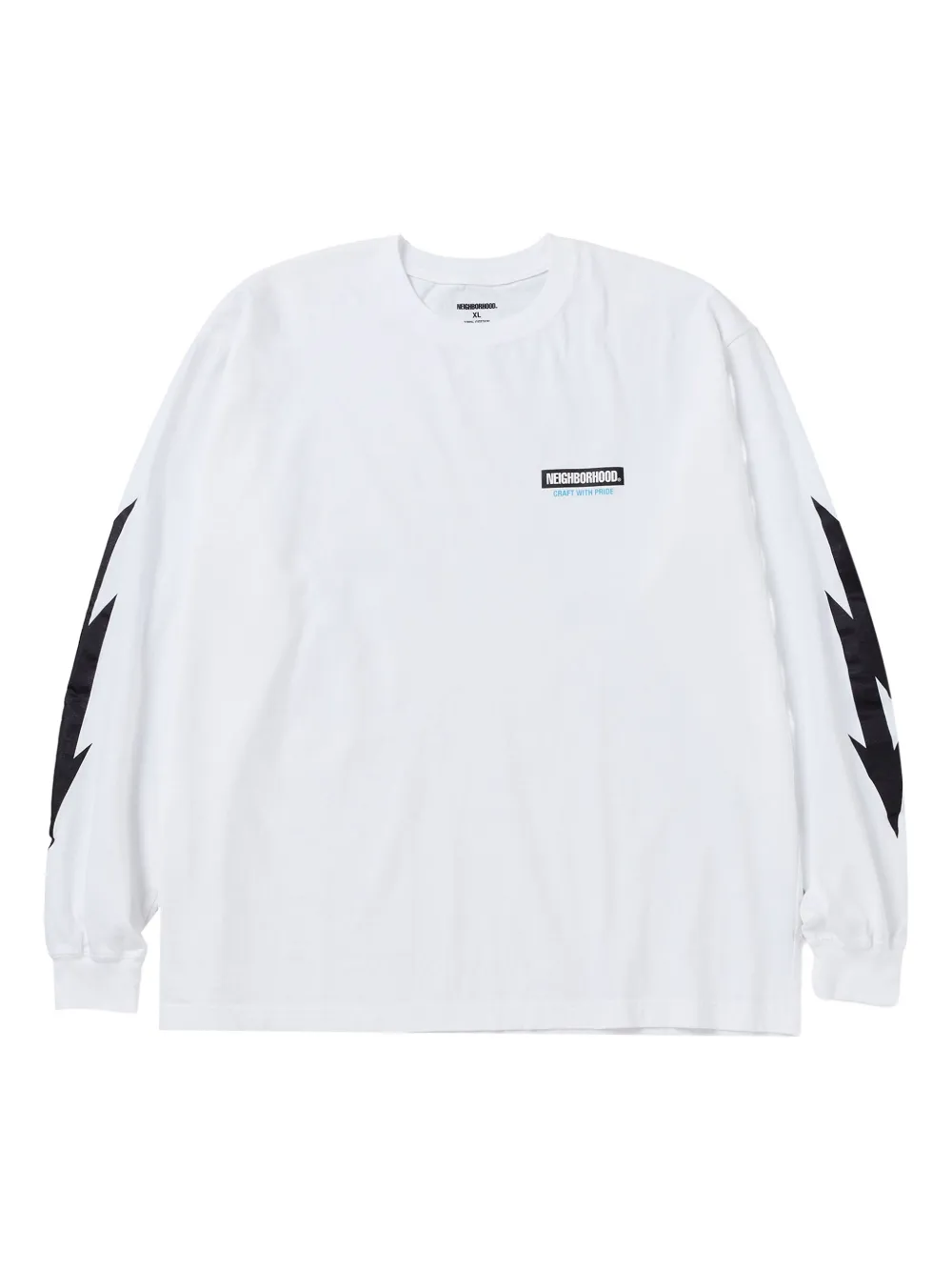 Neighborhood lightning-bolt long-sleeve T-shirt Wit
