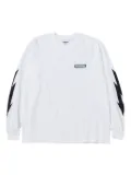Neighborhood lightning-bolt long-sleeve T-shirt - White