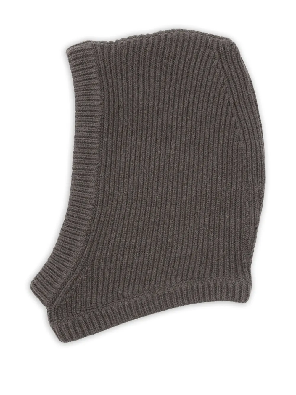 Rick Owens ribbed balaclava | Grey | Image 1
