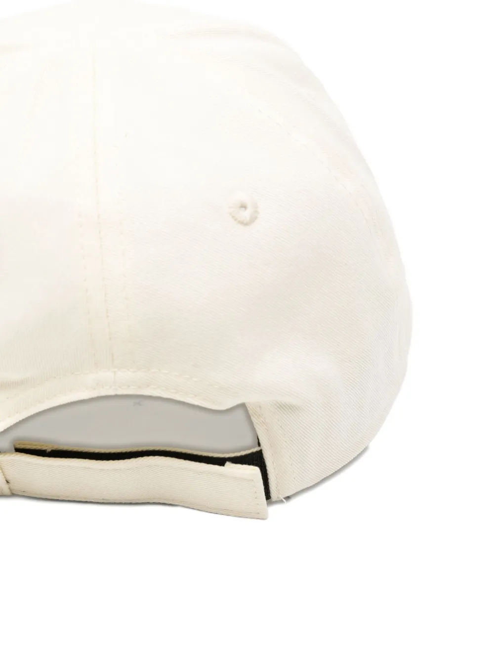 Autry Embroidered Cotton Cap In White