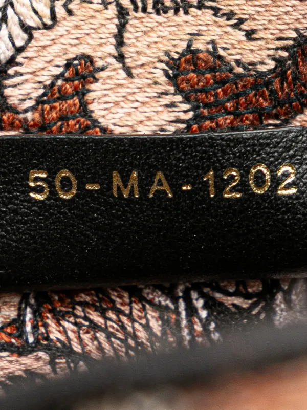 Christian Dior Pre-Owned 2022 Mini Embroidered Canvas Jardin