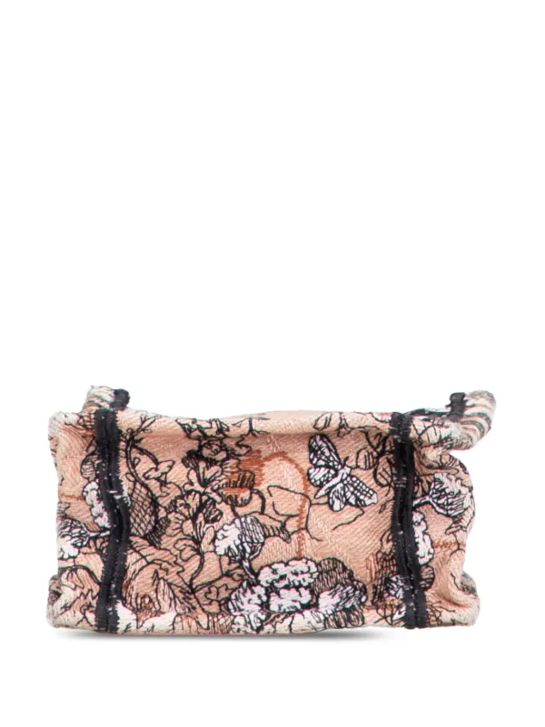 Christian Dior Pre-Owned 2022 Mini Embroidered Canvas Jardin