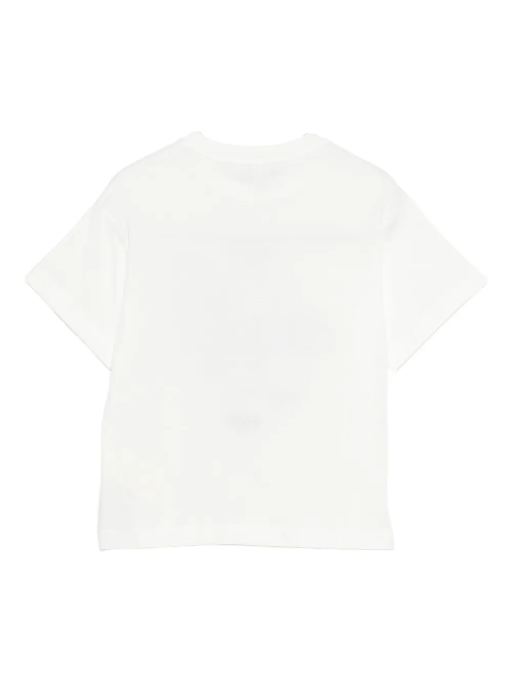 Fendi Kids Katoenen T-shirt met print Wit