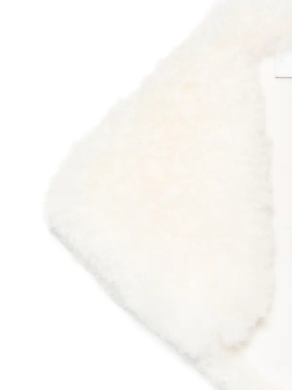 Yves Salomon Shearling Scarf | White | FARFETCH