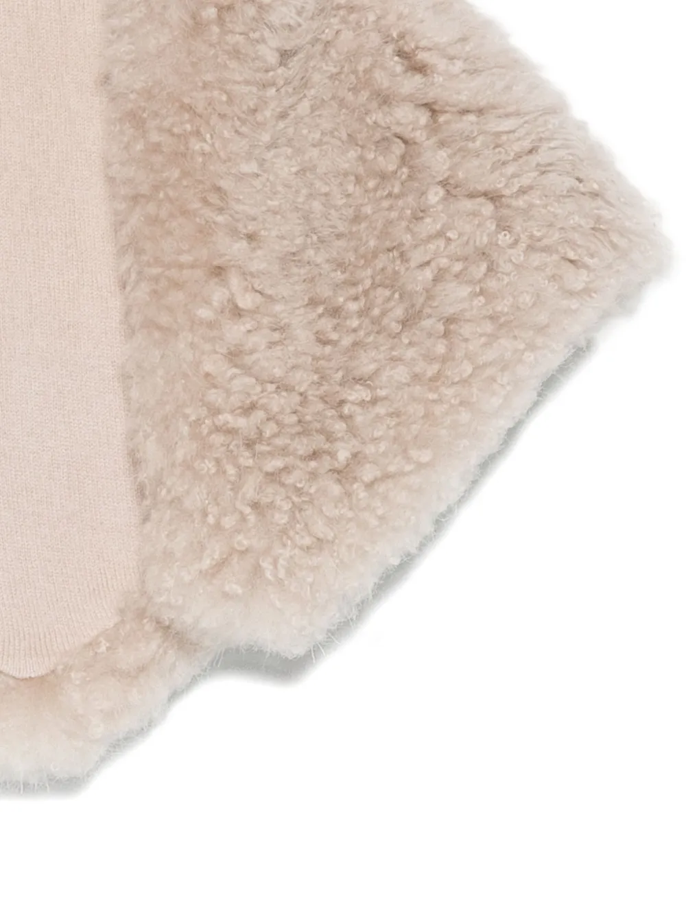 Yves Salomon Lammy sjaal Beige