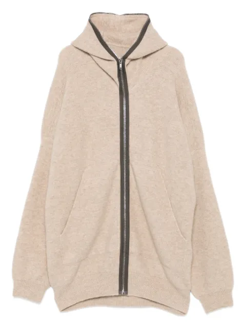 Rick Owens Vest met capuchon en rits
