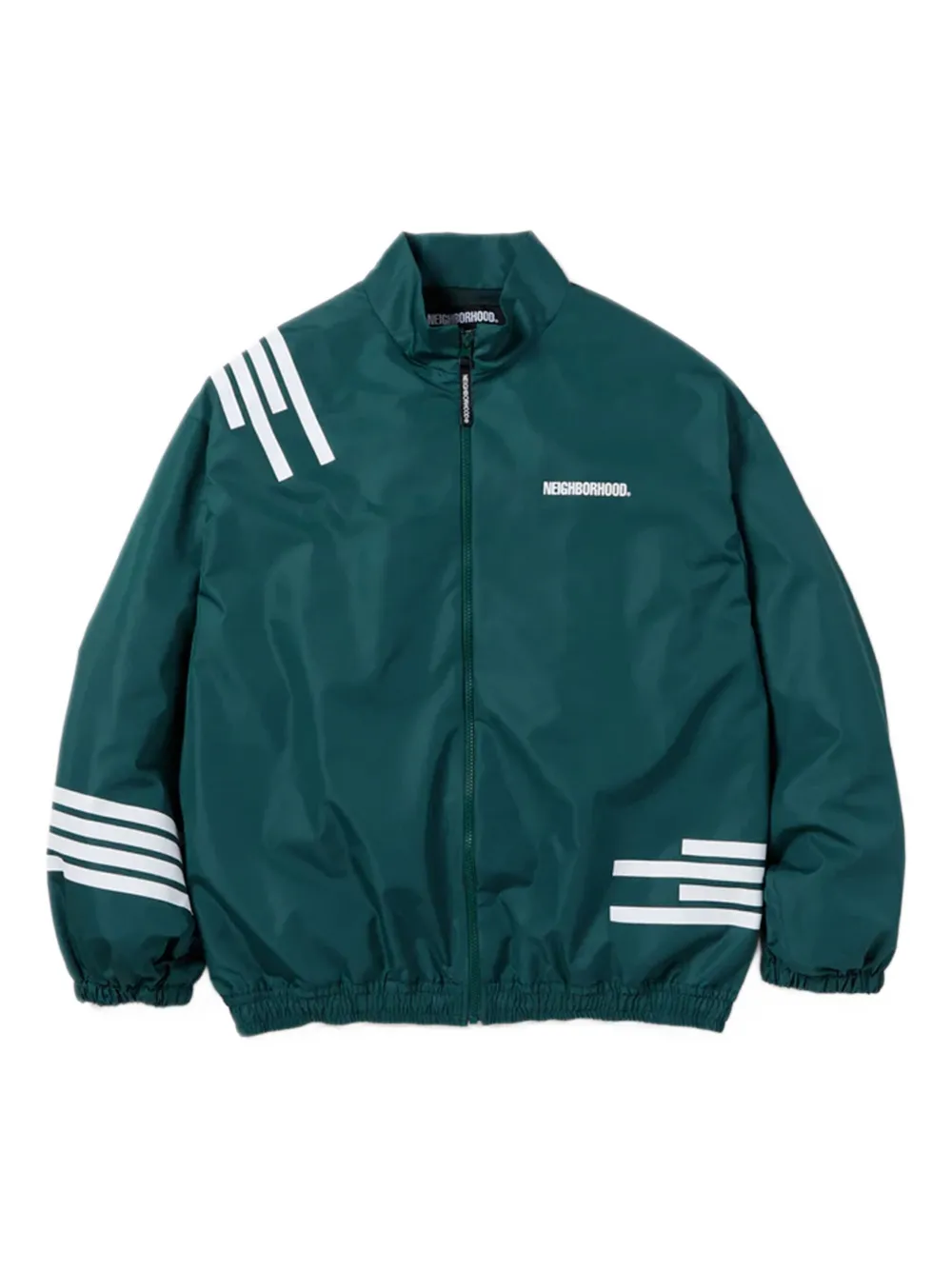 Neighborhood Sportjack met streepdetail Groen