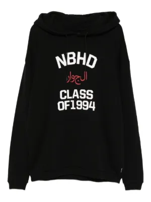 Neighborhood x Bounty Hunter graphic-print Hoodie | Black