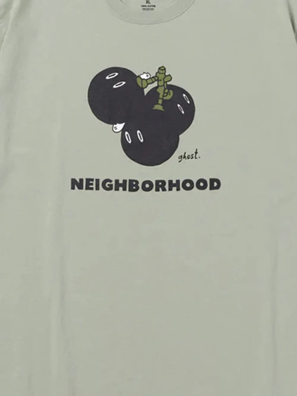 Neighborhood graphic-print cotton T-shirt - Groen