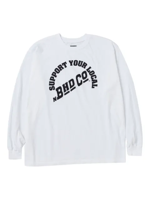 Neighborhood arched-logo long-sleeve T-shirt