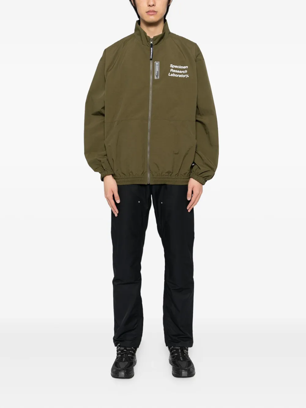 Neighborhood Jack met print Groen