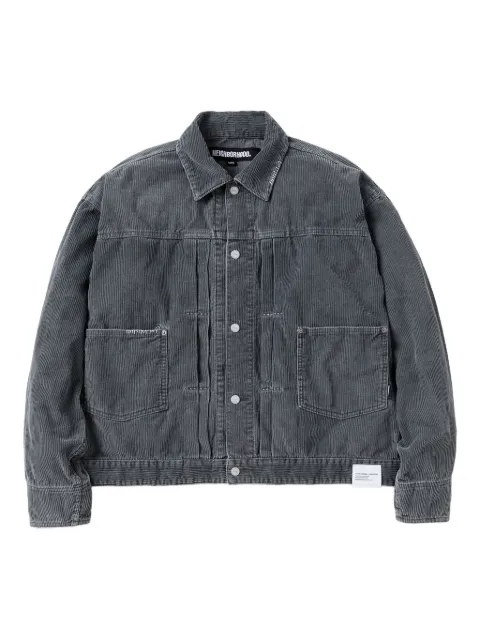 Neighborhood pleated corduroy jacket